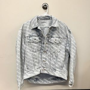 Alexander Wang Denim Jacket logo-print